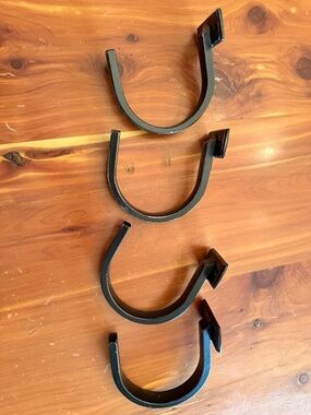 Metal Curtain panel tie backs set if 4